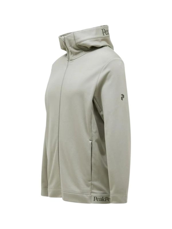 Bluza Peak Performance męska Rider Tech Zip Hood Limit Green
