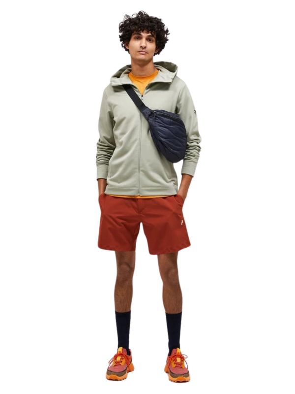 Bluza Peak Performance męska Rider Tech Zip Hood Limit Green