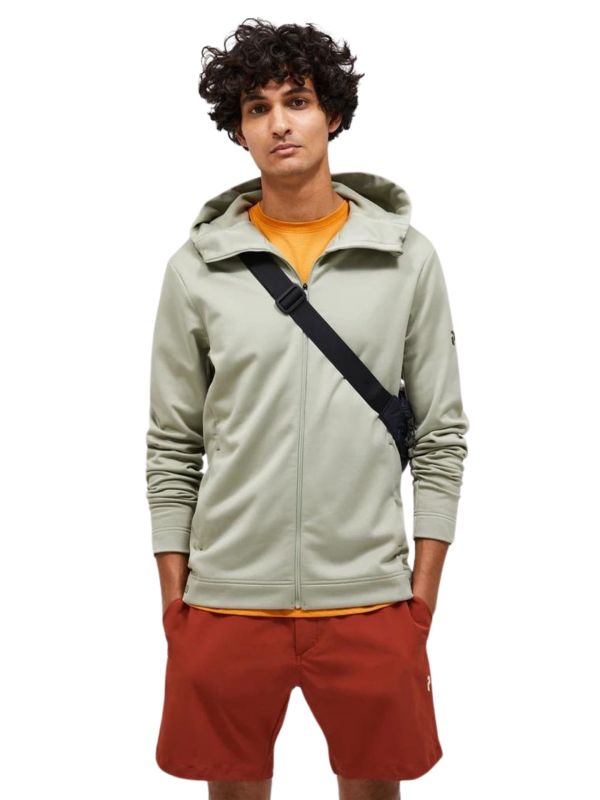 Bluza Peak Performance męska Rider Tech Zip Hood Limit Green
