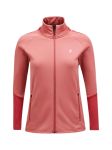 Bluza Peak Performance damska Rider Zip Jacket różowa rozpinana