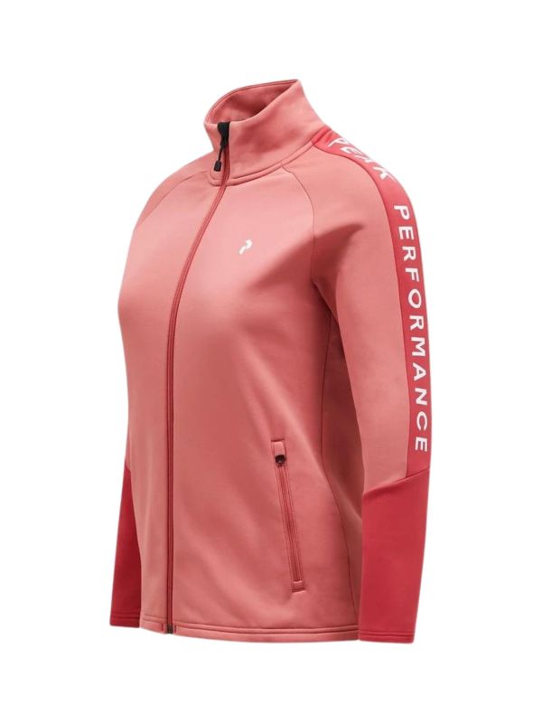 Bluza Peak Performance damska Rider Zip Jacket różowa