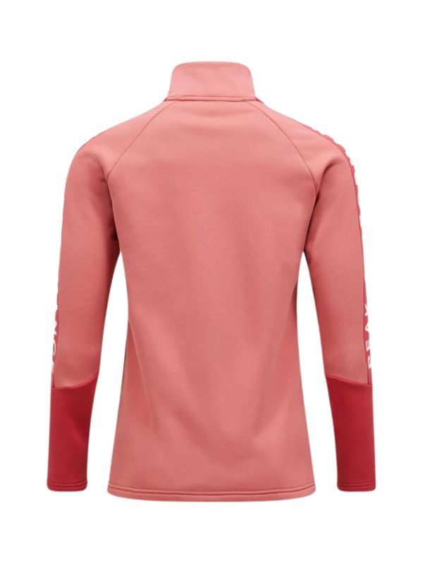 Bluza Peak Performance damska Rider Zip Jacket różowa