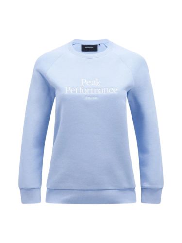 Bluza Peak Performance damska Original Crew niebieska