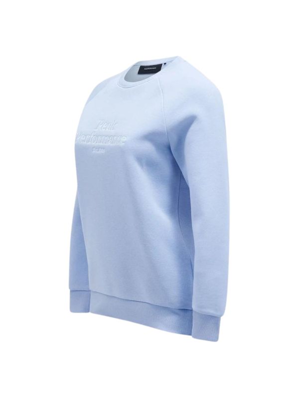 Bluza Peak Performance damska Original Crew niebieska