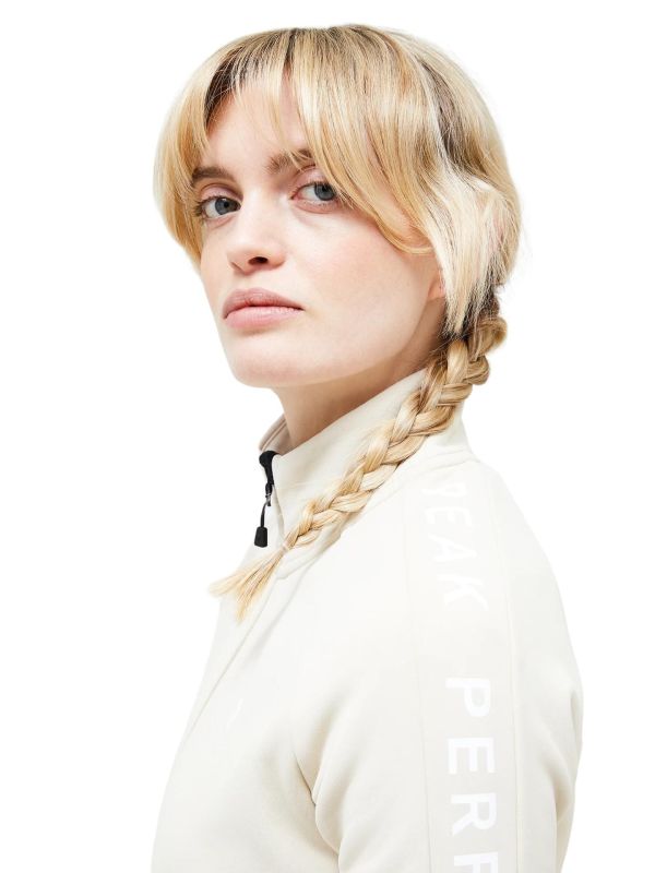 Bluza Peak Performance damska Rider Zip Jacket beżowa