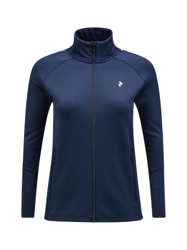 Bluza Peak Performance damska Rider Zip Jacket granatowa