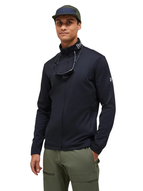 Bluza Peak Performance męska Rider Tech Zip Jacket czarna