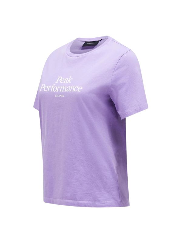 Koszulka Peak Performance damska Original Tee fioletowa