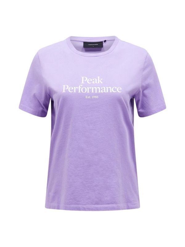 Koszulka Peak Performance damska Original Tee fioletowa