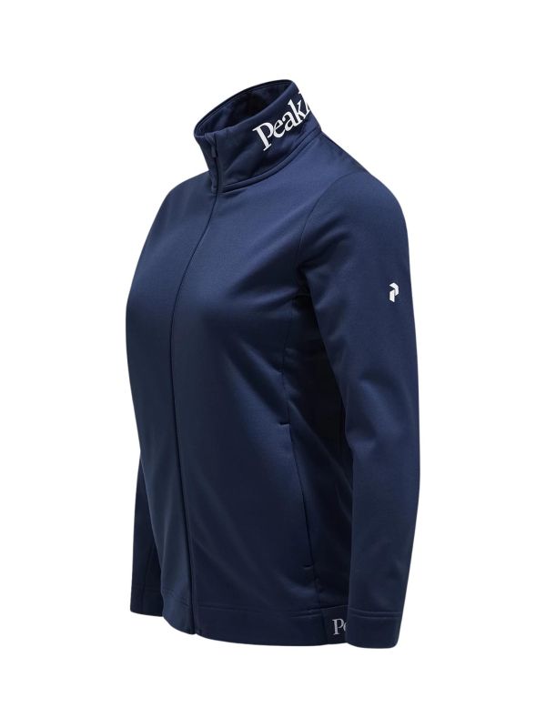 Bluza Peak Performance damska Rider Tech Zip Jacket granatowa