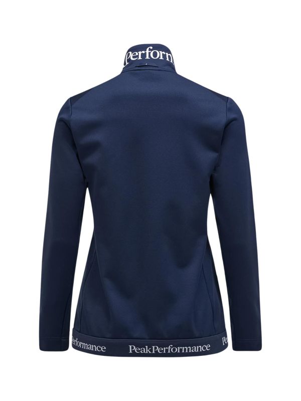 Bluza Peak Performance damska Rider Tech Zip Jacket granatowa