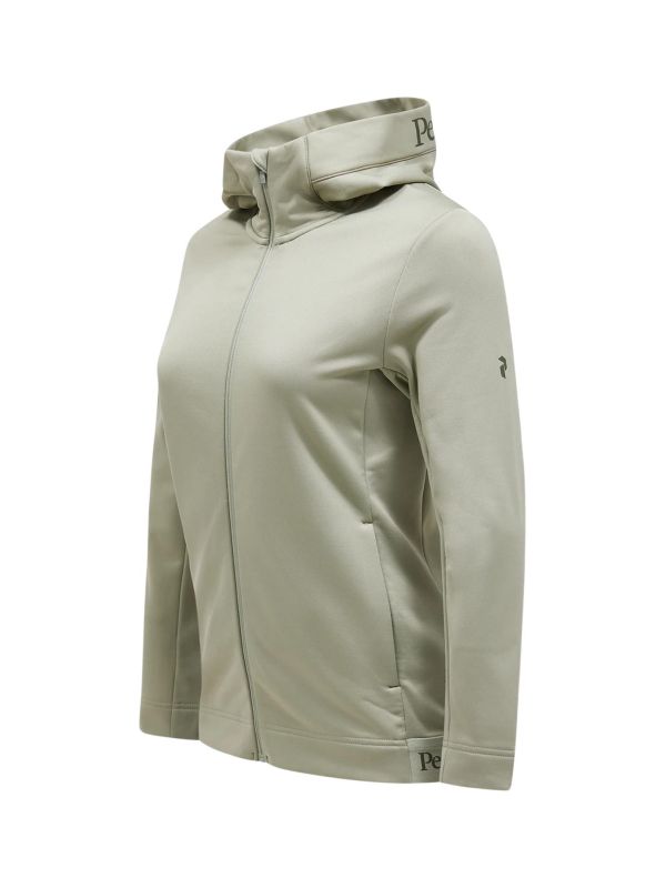 Bluza Peak Performance damska Rider Tech Zip Hood Limit zielona