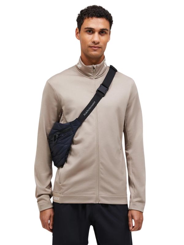 Bluza Peak Performance męska Rider Tech Zip Jacket beżowa