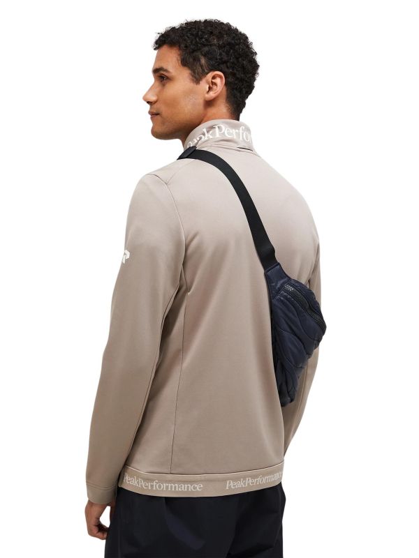 Bluza Peak Performance męska Rider Tech Zip Jacket beżowa
