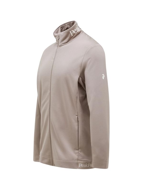 Bluza Peak Performance męska Rider Tech Zip Jacket beżowa