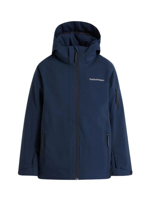 Kurtka Narciarska Peak Performance Jr Maroon Jacket Niebieska