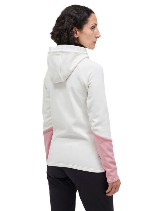 Bluza Peak Performance damska Rider Zip Hood biała
