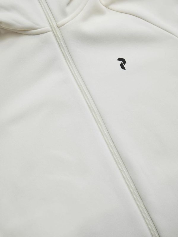 Bluza Peak Performance damska Rider Zip Hood biała
