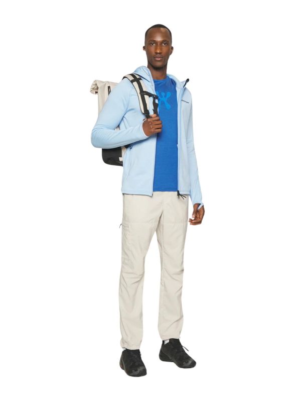 Bluza Peak Performance M Chill Light Zip Hood niebieska