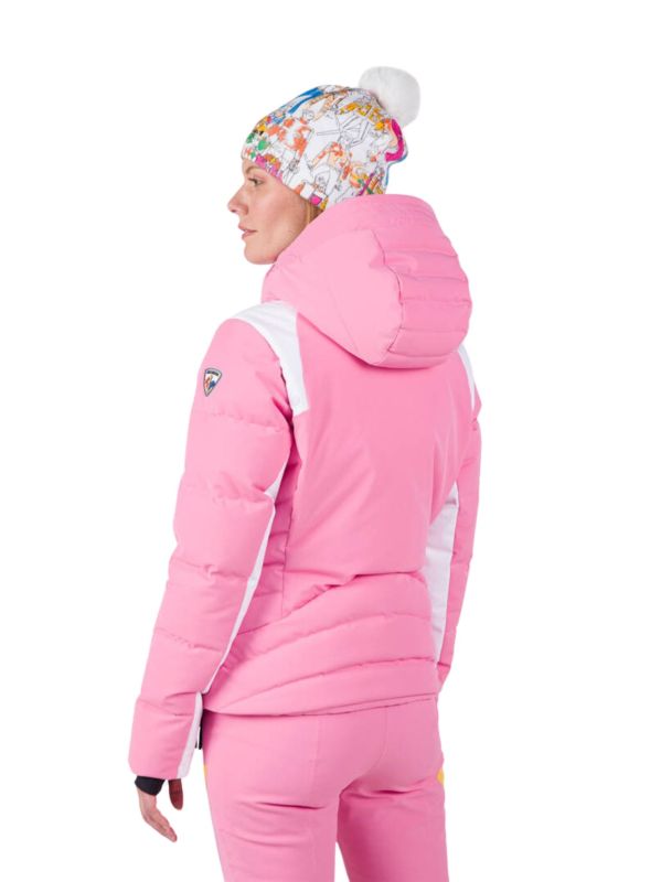 Kurtka narciarska Rossignol JCC damska W Pilot Down JKT różowa