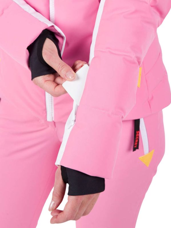 Kurtka narciarska Rossignol JCC damska W Pilot Down JKT różowa