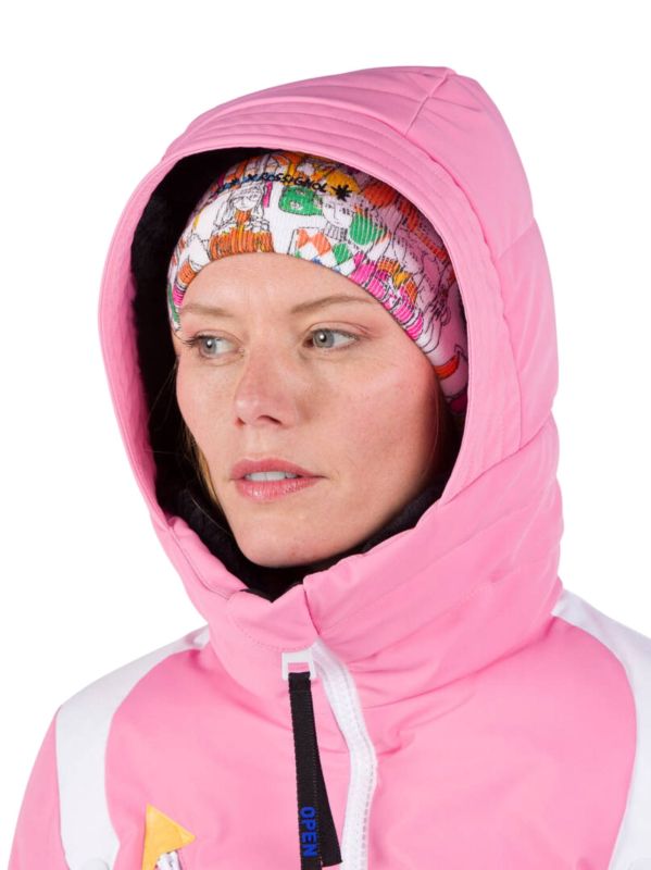 Kurtka narciarska Rossignol JCC damska W Pilot Down JKT różowa