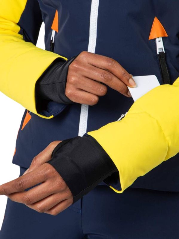 Kurtka narciarska Rossignol JCC damska W Pilot Down JKT granatowa