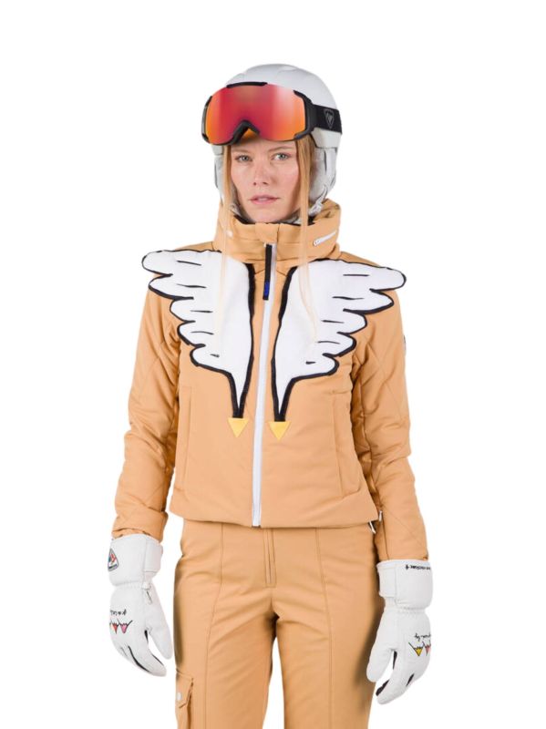 Kurtka narciarska Rossignol JCC damska W Birdy Poetic JKT brązowa