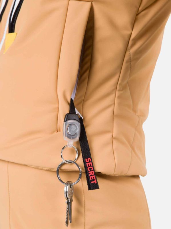 Kurtka narciarska Rossignol JCC damska W Birdy Poetic JKT brązowa