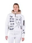 Kurtka narciarska Rossignol JCC damska W Yety Fleecy Bomber JKT biała