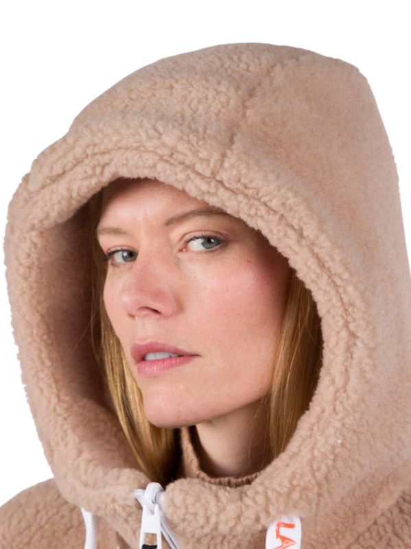 Kurtka narciarska Rossignol JCC damska W Yety Fleecy Bomber JKT biała