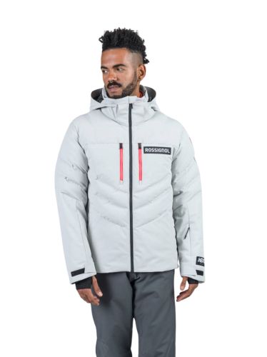 Kurtka Narciarska Rossignol męska Hero Blackside puffy JKT szara