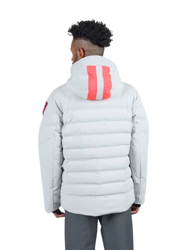 Kurtka Narciarska Rossignol męska Hero Blackside puffy JKT szara