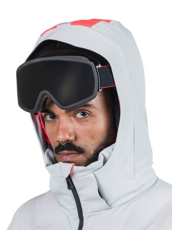 Kurtka Narciarska Rossignol męska Hero Blackside puffy JKT szara