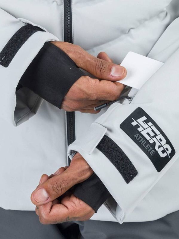 Kurtka Narciarska Rossignol męska Hero Blackside puffy JKT szara
