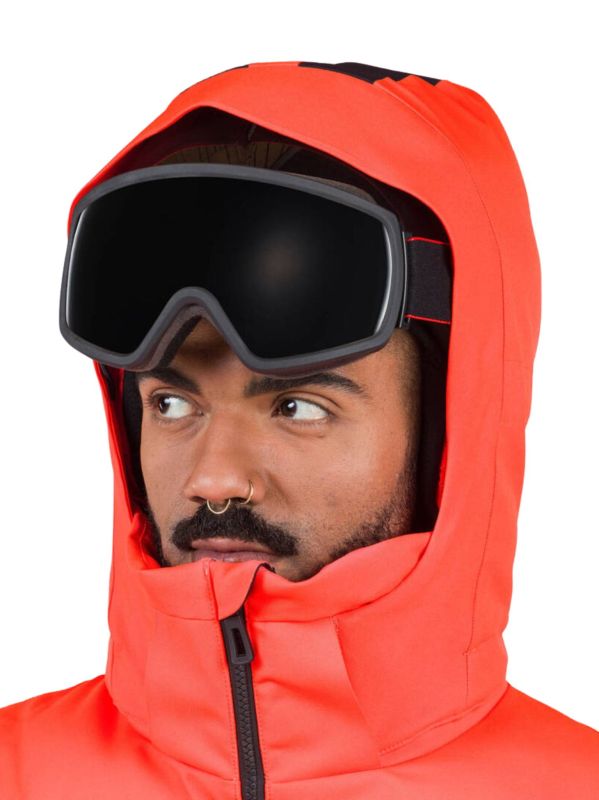 Kurtka Narciarska Rossignol męska Hero Blackside puffy JKT pomarańczowa