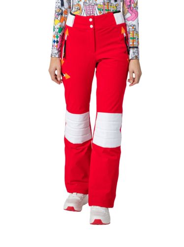 Spodnie Narciarskie Rossignol damskie W Pilot STR Pant czerwone