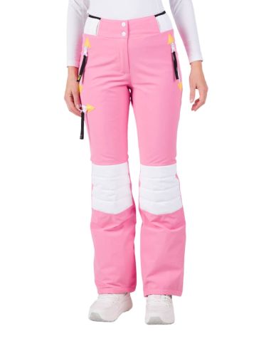 Spodnie Narciarskie Rossignol damskie W Pilot STR Pant różowe