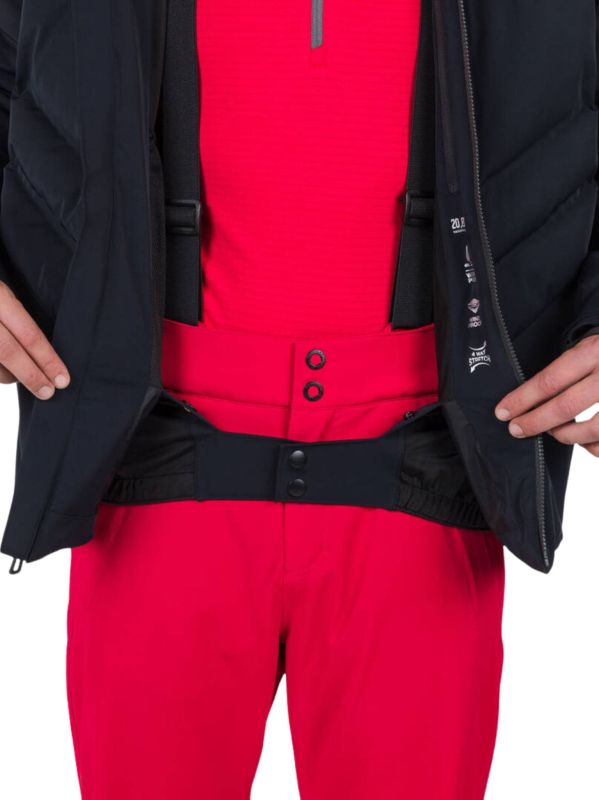 Kurtka Narciarska Rossignol męska Blackside puffy JKT czarna