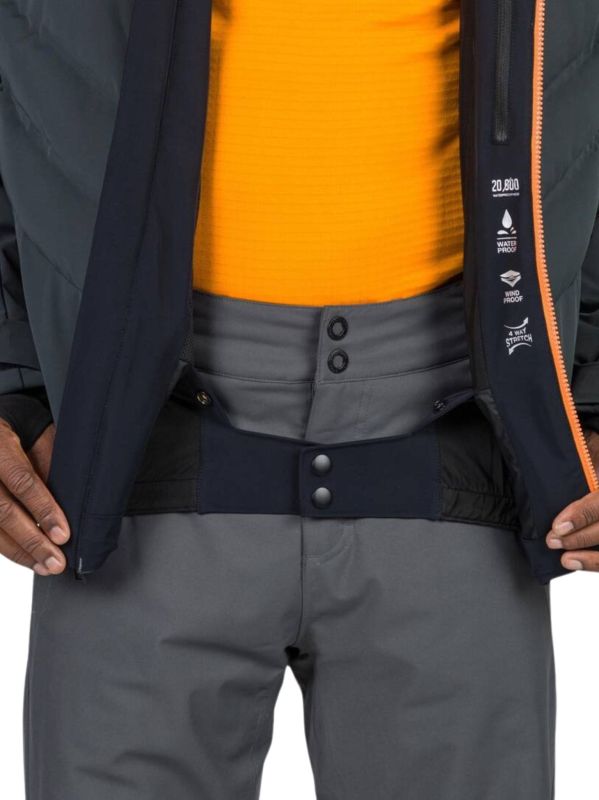 Kurtka Narciarska Rossignol męska Blackside puffy JKT szara