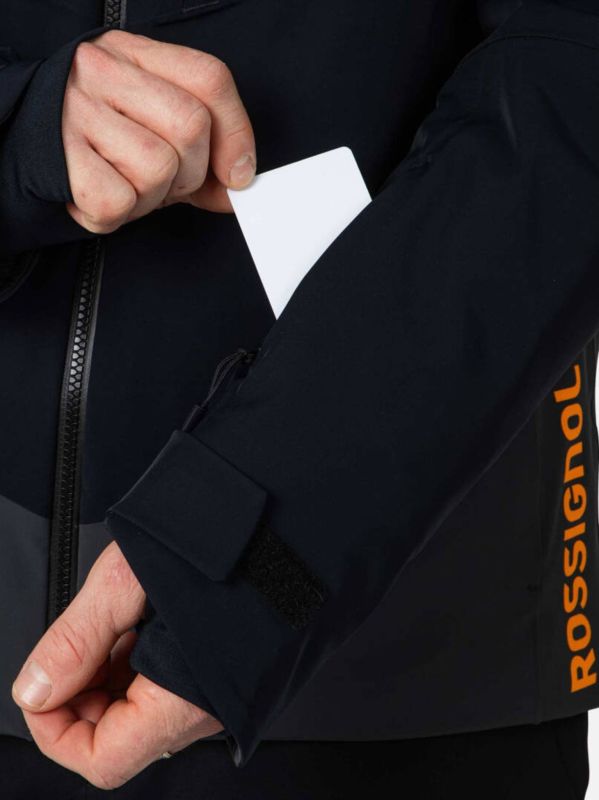 Kurtka Narciarska Rossignol męska Blackside JKT czarna