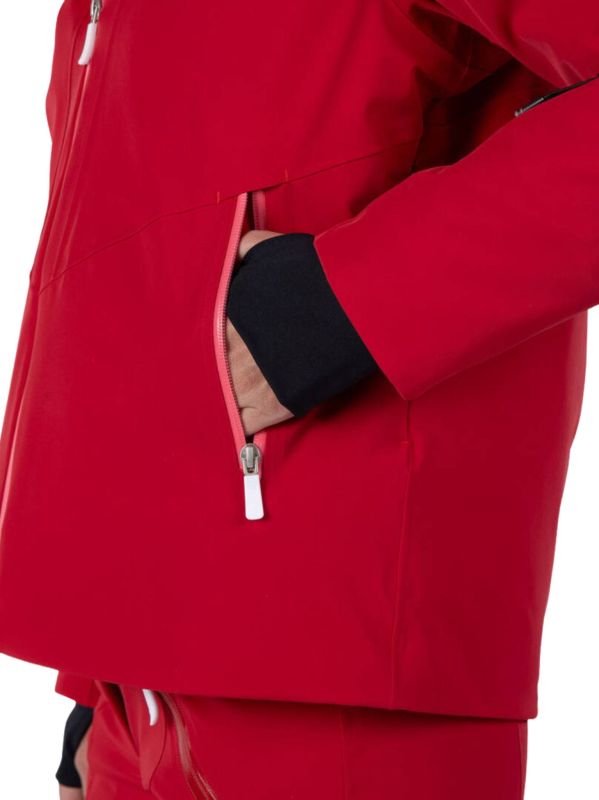 Kurtka Narciarska Rossignol damska W Blackside JKT czerwona