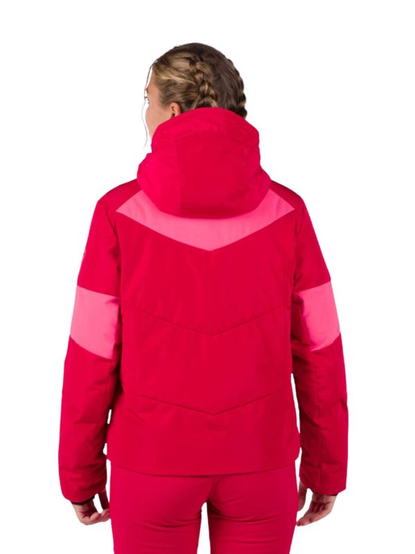 Kurtka Narciarska Rossignol damska W Wispile puffy JKT czerwona