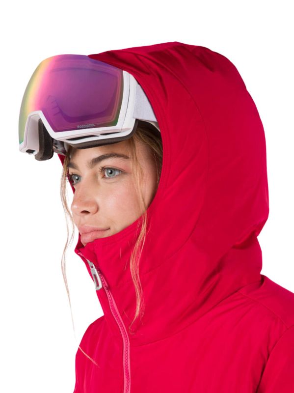 Kurtka Narciarska Rossignol damska W Wispile puffy JKT czerwona
