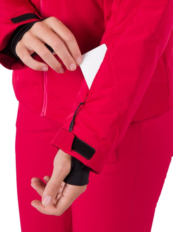 Kurtka Narciarska Rossignol damska W Wispile puffy JKT czerwona