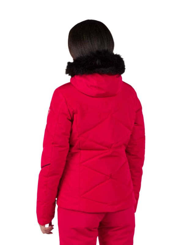 Kurtka Narciarska Rossignol damska W Staci pearly JKT czerwona
