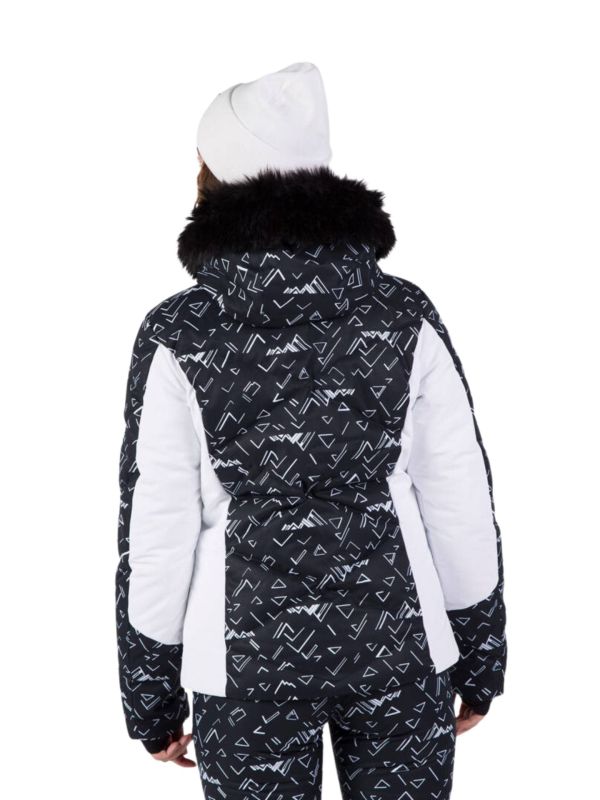 Kurtka narciarska Rossignol damska W Staci PR Puffy JKT czarna