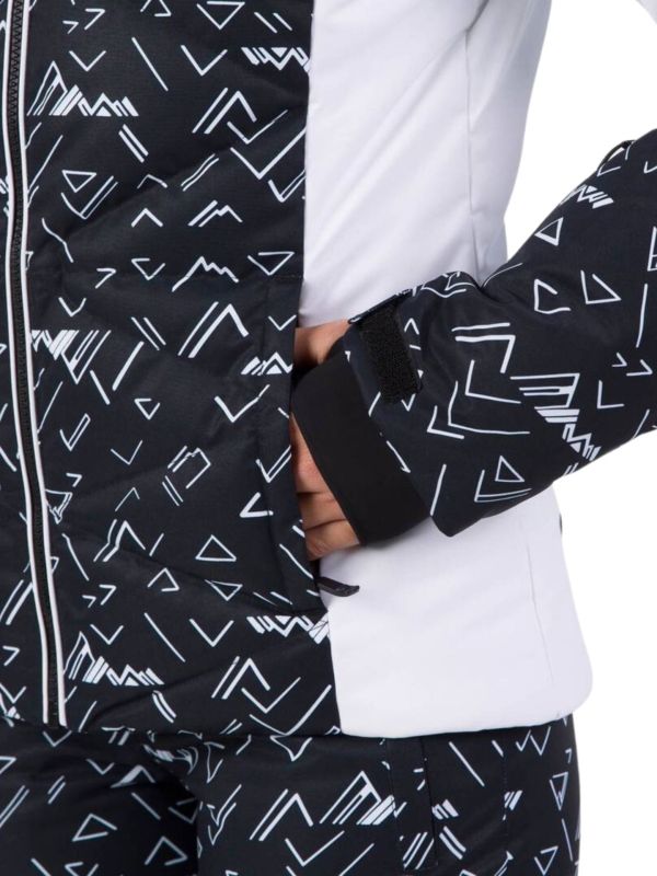 Kurtka narciarska Rossignol damska W Staci PR Puffy JKT czarna