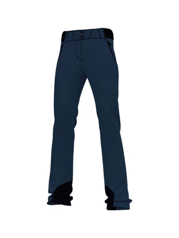 Spodnie narciarskie Rossignol damskie W Diretta pant granatowe