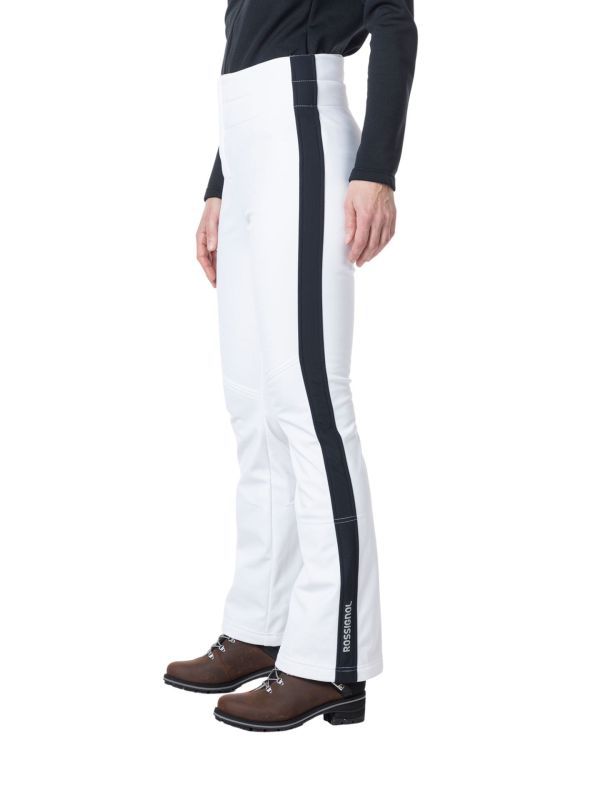 Spodnie narciarskie Rossignol damskie Resort Softshell Pant białe
